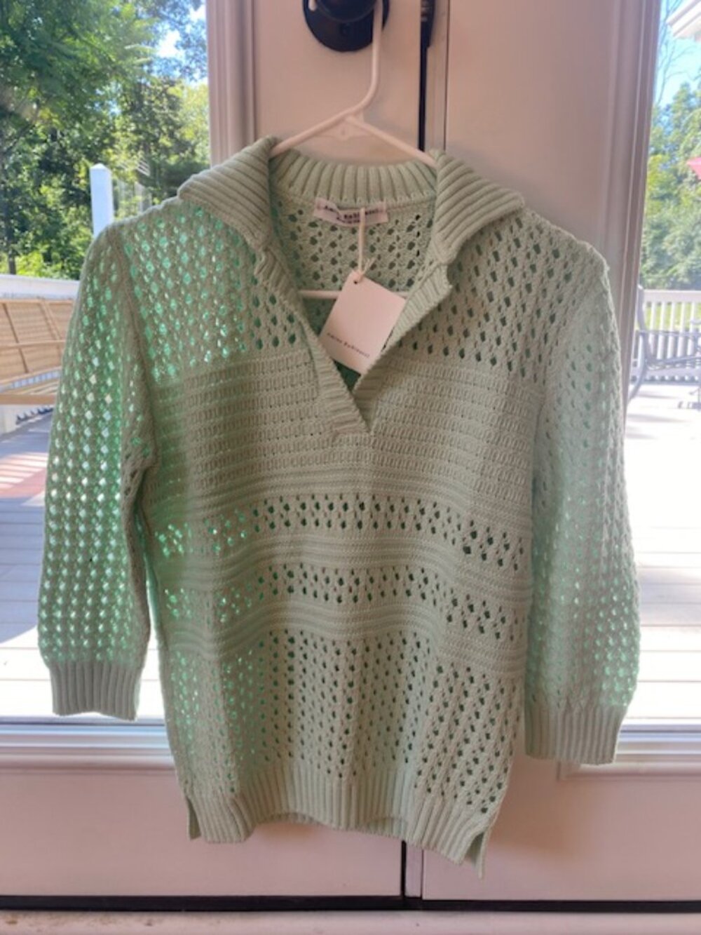 Amina Rubinacci Selene Knit Sweater Tag 46 (US Large) NEW in Bag